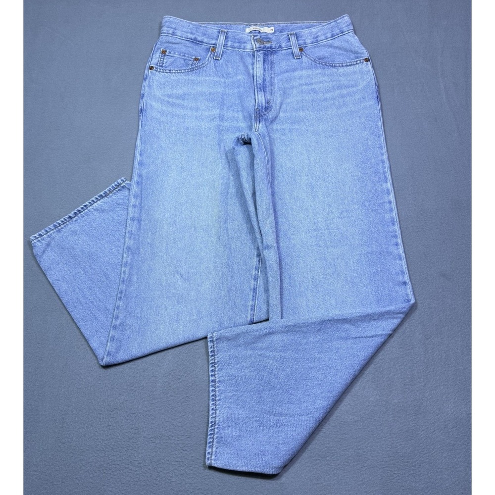 Levis Premium Jeans Womens 28 (30x30) Baggy Dad Relaxed Light Wash Hippie Boho